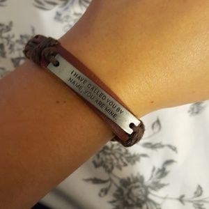 Religious hippy bracelet